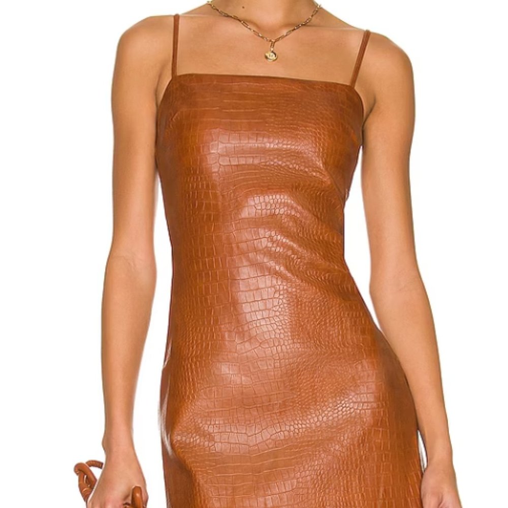 Bardot: Croc Mini Dress